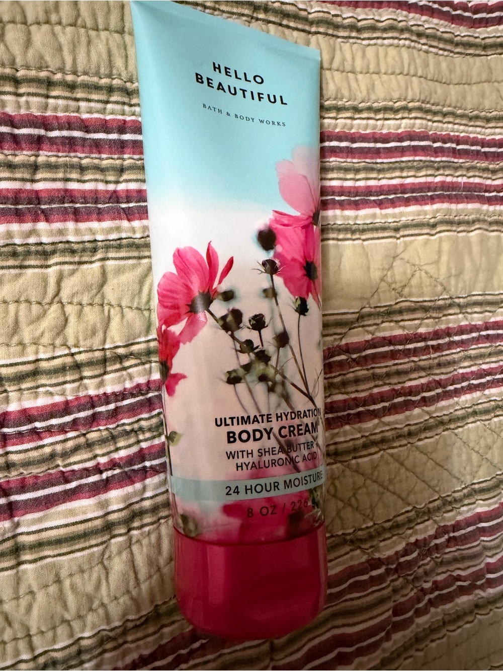 Bath & Body Works Hello Beautiful Body Cream - Blue & Pink